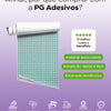 Papel de Parede Adesivo Pastilhas Turquesas