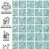 Papel de Parede Adesivo Pastilhas Turquesas