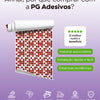Papel de Parede Pastilhas Vermelhas