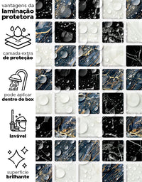 Papel de Parede Adesivo Pastilhas Vulcan