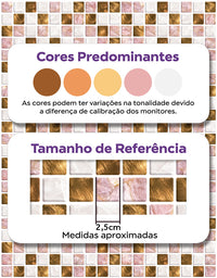 Papel de Parede Adesivo Pastilhas Wish