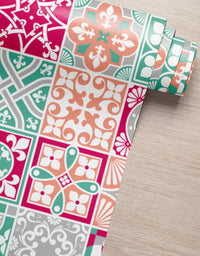 Papel de Parede Adesivo Azulejo Romance