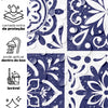 Papel de Parede Adesivo Azulejo Royal