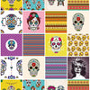 Papel de Parede Azulejo Skulls