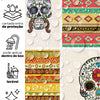 Papel de Parede Azulejo Skulls