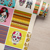 Papel de Parede Azulejo Skulls