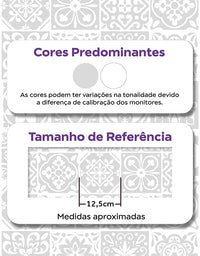 Papel de Parede Adesivo Azulejo Smoke