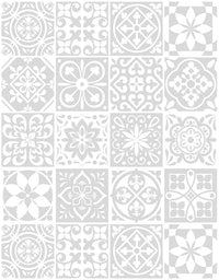 Papel de Parede Adesivo Azulejo Smoke