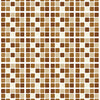Papel de Parede Adesivo Pastilhas Marrom
