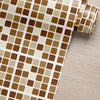 Papel de Parede Adesivo Pastilhas Marrom