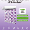 Papel de Parede Adesivo Pastilhas Roxas