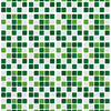 Papel de Parede Adesivo Pastilhas Verdes
