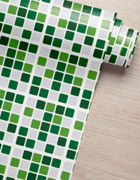 Papel de Parede Adesivo Pastilhas Verdes