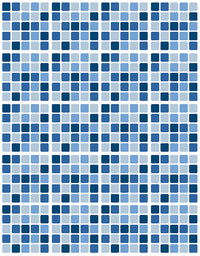 Papel de Parede Adesivo Pastilhas Azuis