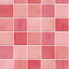 Papel de Parede Adesivo Azulejo Hijau Rosa