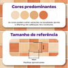 Papel de Parede Adesivo Azulejo Hijau Laranja