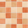 Papel de Parede Adesivo Azulejo Hijau Laranja