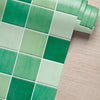 Papel de Parede Adesivo Azulejo Hijau Verde