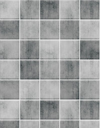 Papel de Parede Adesivo Azulejo Hijau Cimento Queimado