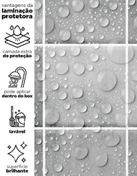 Papel de Parede Adesivo Azulejo Hijau Cimento Queimado