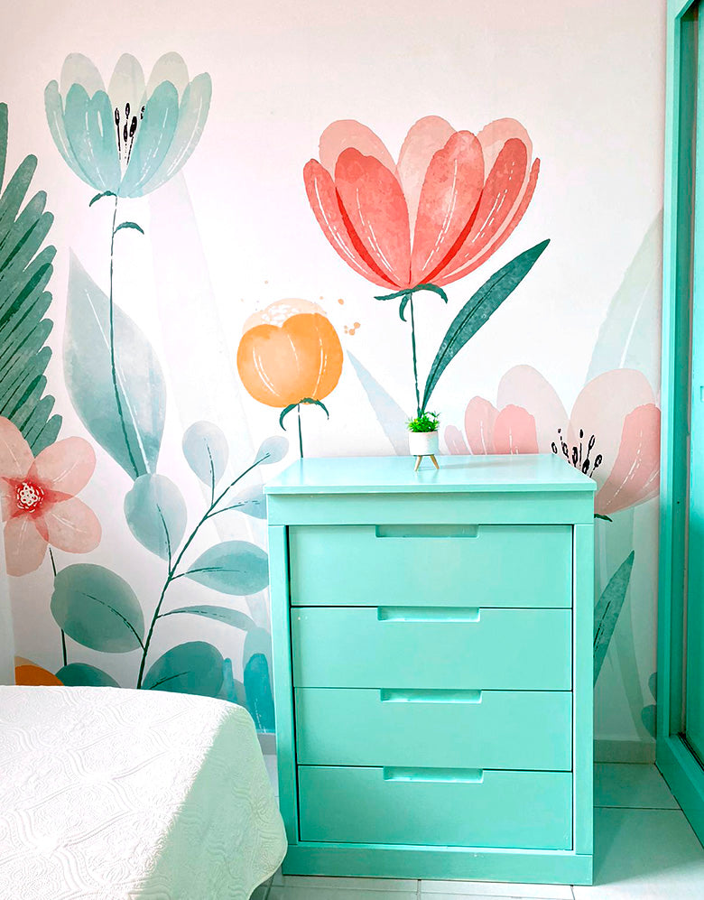 Painel de Parede Adesivo Jardim