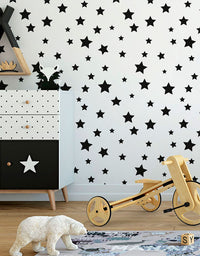 Papel de Parede Adesivo Estrelas