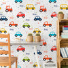 KIT DE 5 ROLOS - 1,50m x 50cm - Papel de Parede Adesivo Carrinhos Beep Beep