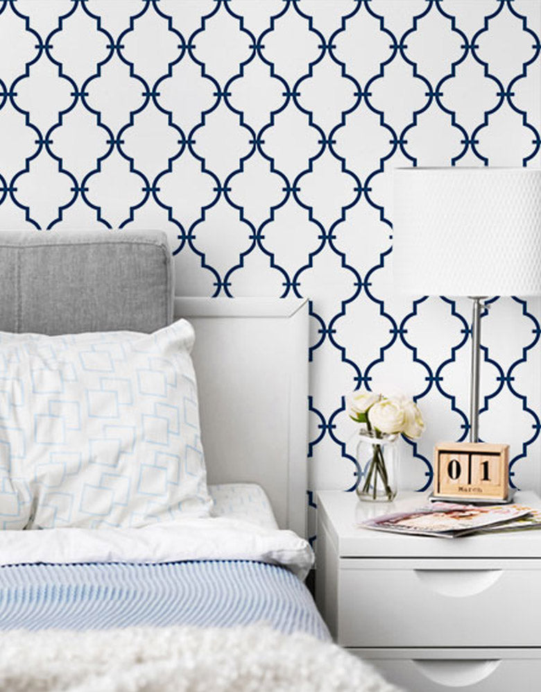 Papel de Parede Aurora Azul Marinho