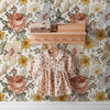 Papel de Parede Autocolante Floral Vintage