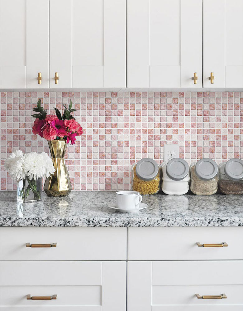 Papel de Parede Pastilhas Quartzo