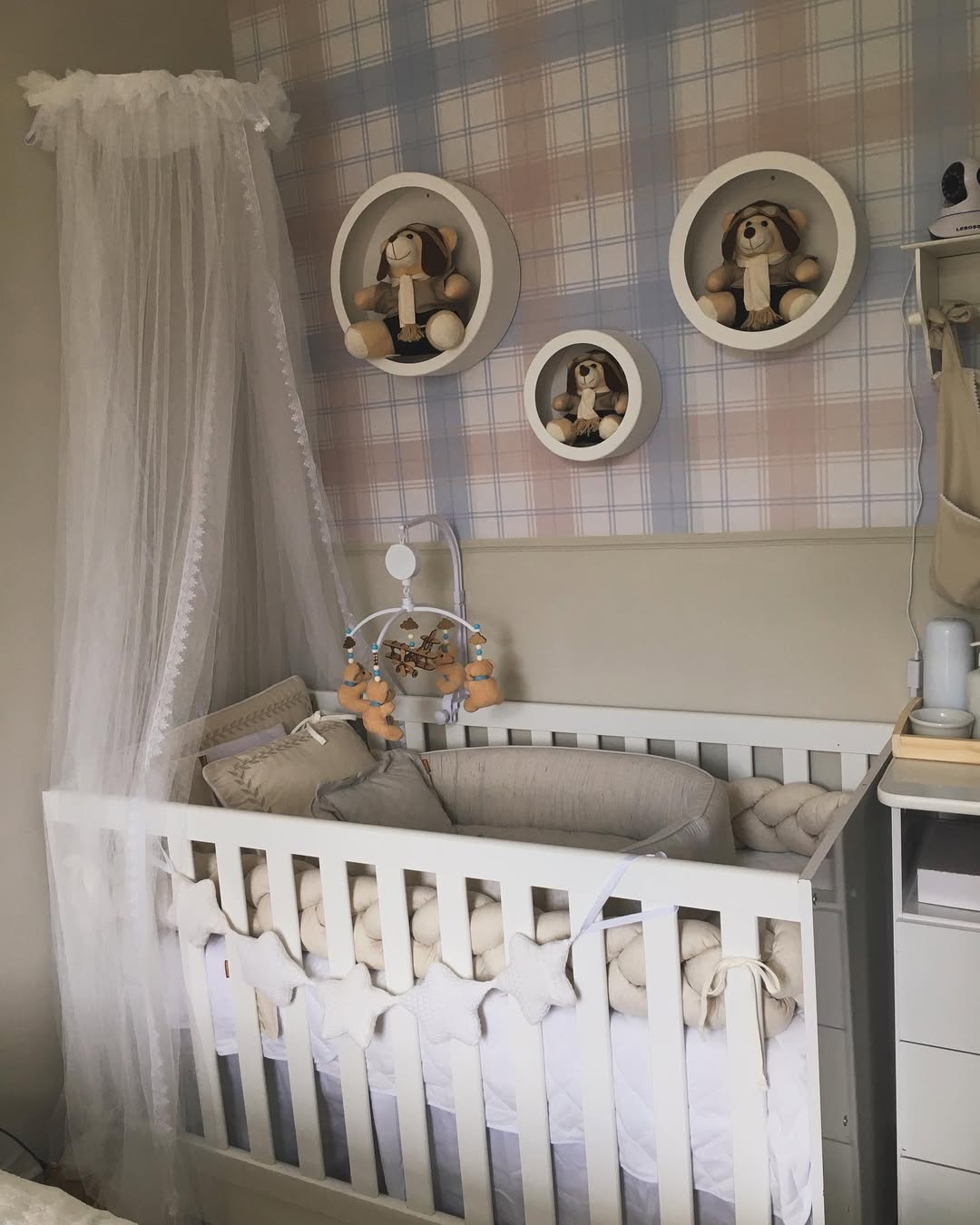 Papel de Parede Adesivo Xadrez Cafuné