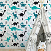 Papel de Parede Adesivo Dinos Azuis
