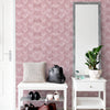 Papel de Parede Adesivo Escamas Tons de Rosa