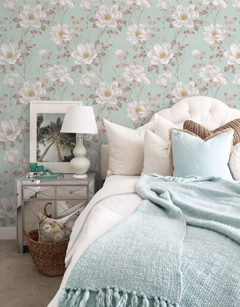 Papel de Parede Adesivo Flores Amarelas