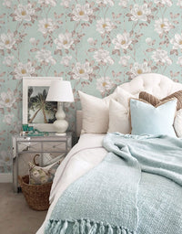 Papel de Parede Adesivo Flores Amarelas 1,00m x 50cm