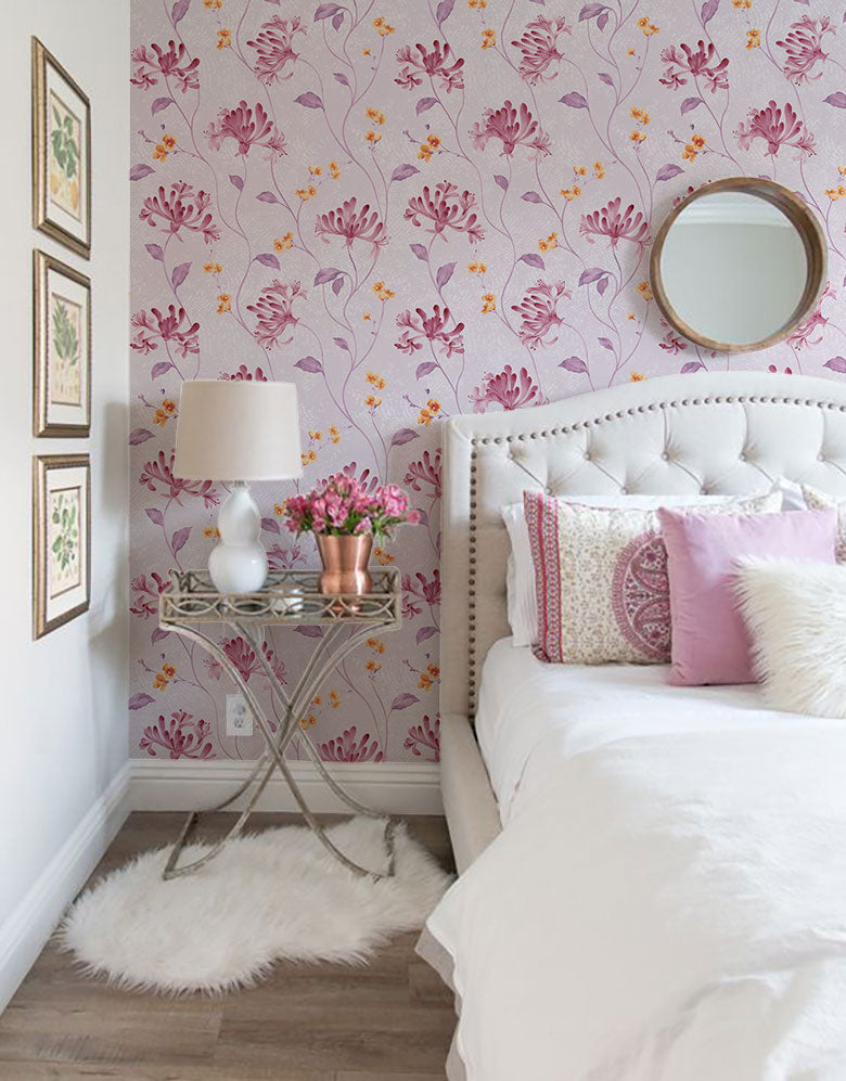 Papel de Parede Adesivo Flores Bromelias