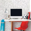 KIT DE 5 ROLOS - 2,00m x 50cm - Papel de Parede Adesivo Gamer Light