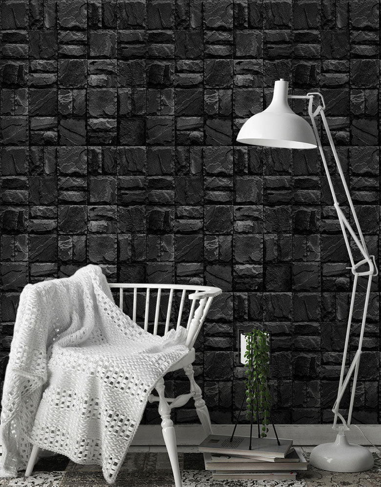 Papel de Parede Adesivo Lajotinha Pretas