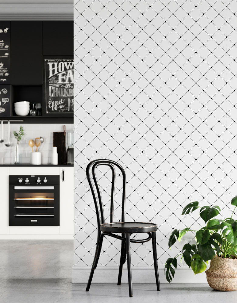 Papel de Parede Adesivo Linhas Clean