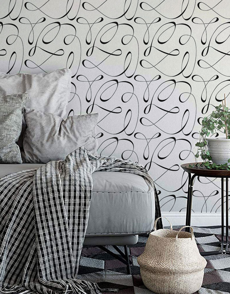 Papel de Parede Adesivo Linhas Finas