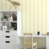 Papel de Parede Adesivo Listras Amarelas