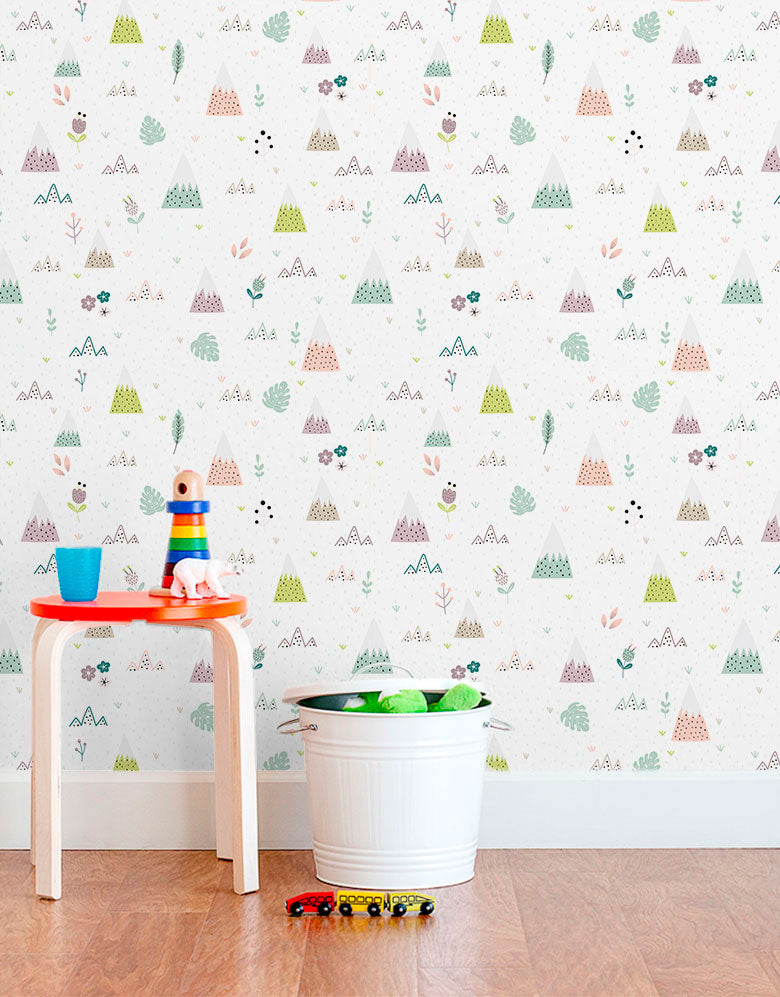 Papel de Parede Adesivo Montanhas