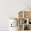 KIT DE 8 ROLOS - 1,50m x 50cm - Papel de Parede Adesivo Quadrados Tortos