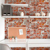Papel de Parede Adesivo Tijolinhos de Barro