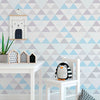Papel de Parede Adesivo Triângulo Azul
