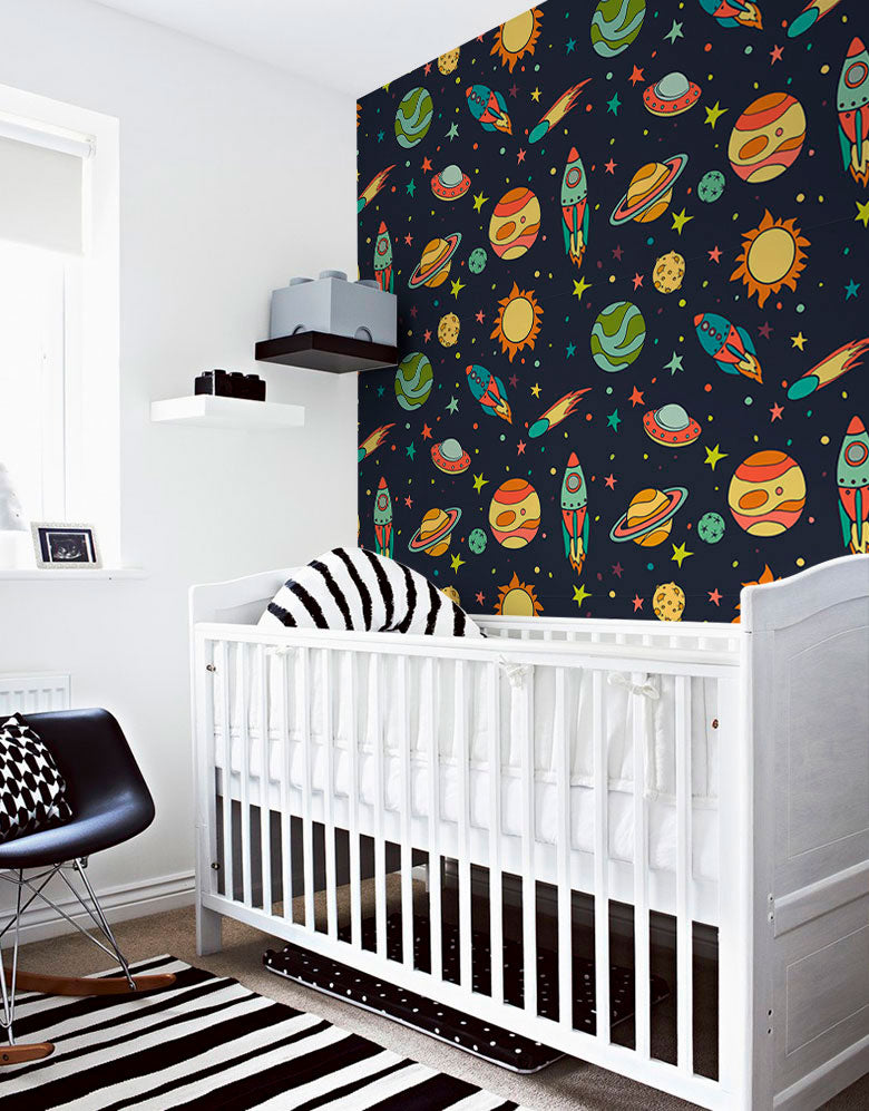 Papel De Parede Adesivo Universo