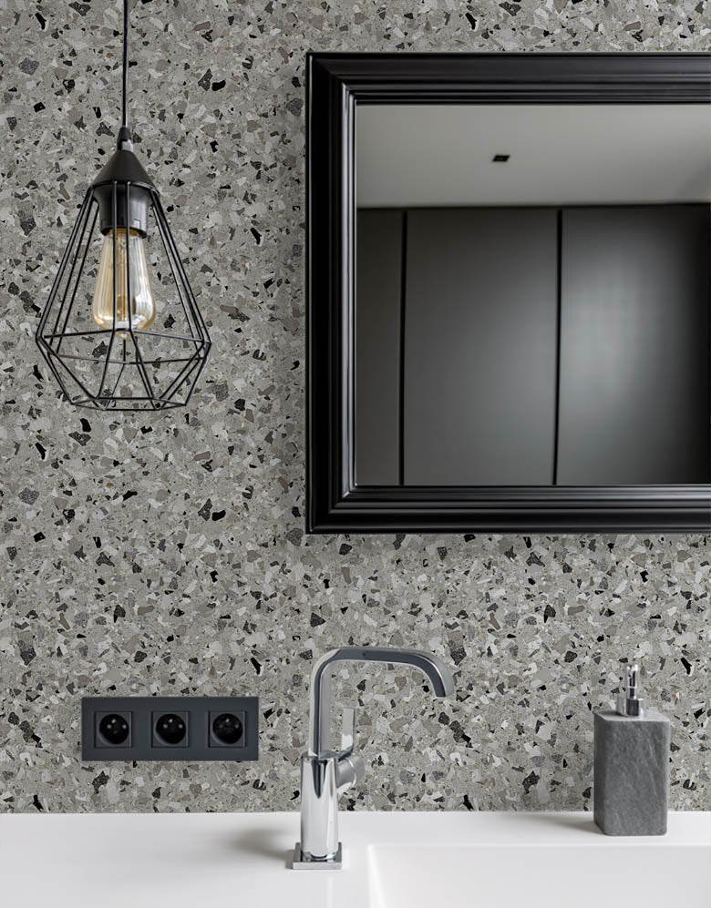 Papel de Parede Adesivo Granilite Industrial