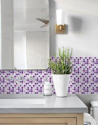 Papel de Parede Adesivo Pastilhas Roxas