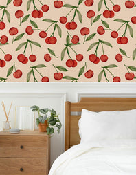 Papel de Parede Cherry Vintage