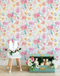 Papel De Parede Adesivo Garden Aquarela